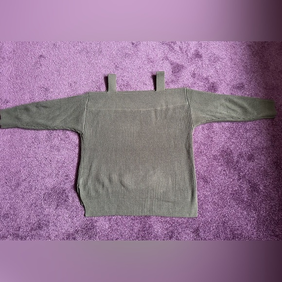 NWOT Olive green knit sweater from NY&Company - Picture 3 of 4